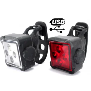 Kit éclairage à vélo AXA usb