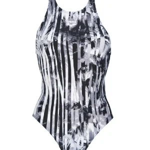 Maillot de bain femme Arena one riviera noir gris blanc