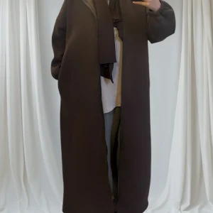 Gilet long mastour et confort en coton épais