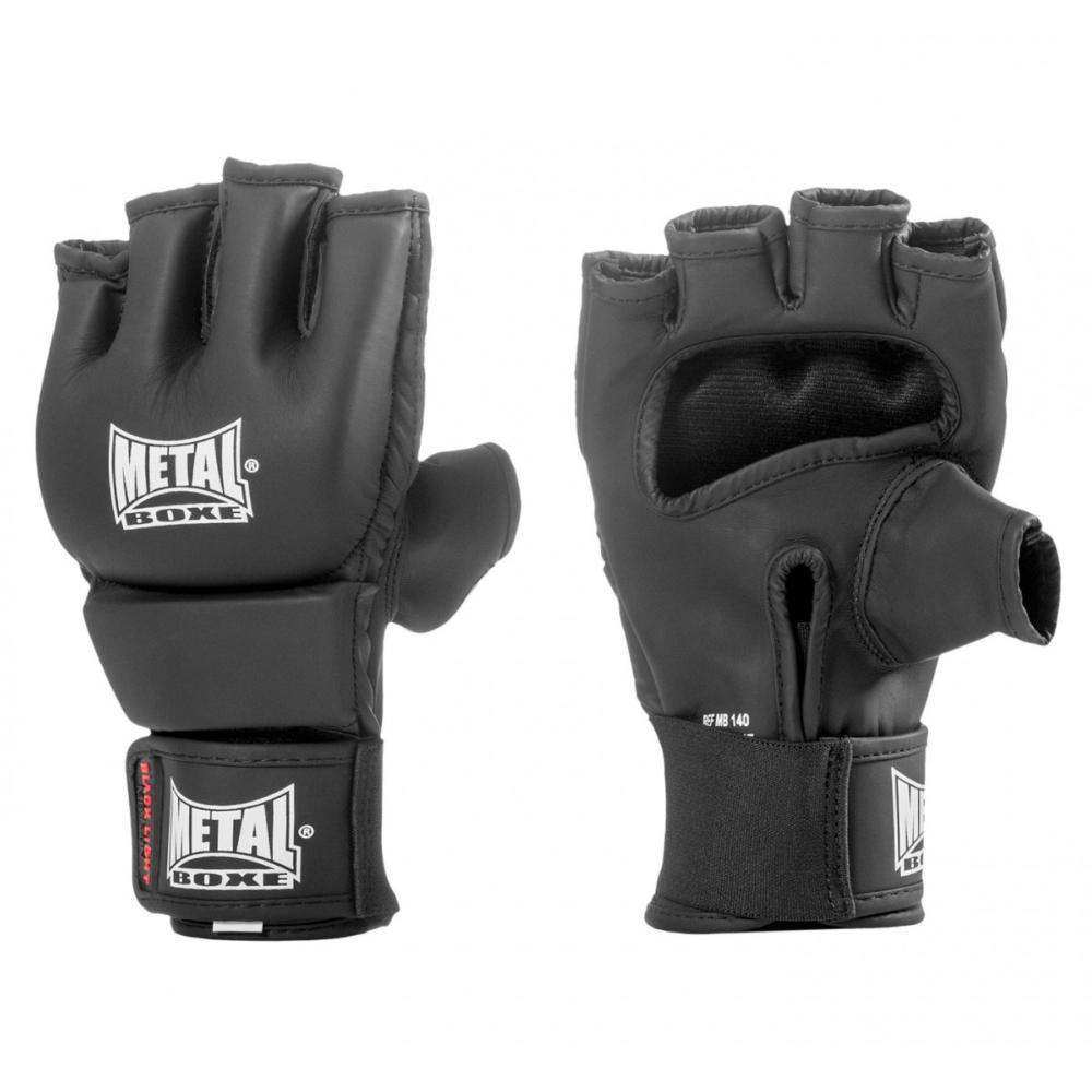 Gants de combat libre MMA Metal Boxe Black Light
