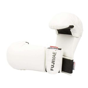 Mitaines de Karaté Sans Pouces FUJIMAE - Blanc (20186)