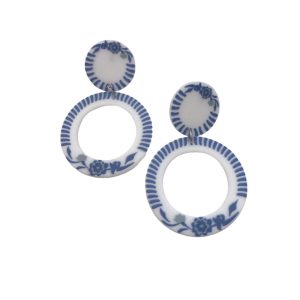 Boucles d’oreilles pendantes vintage inspiration