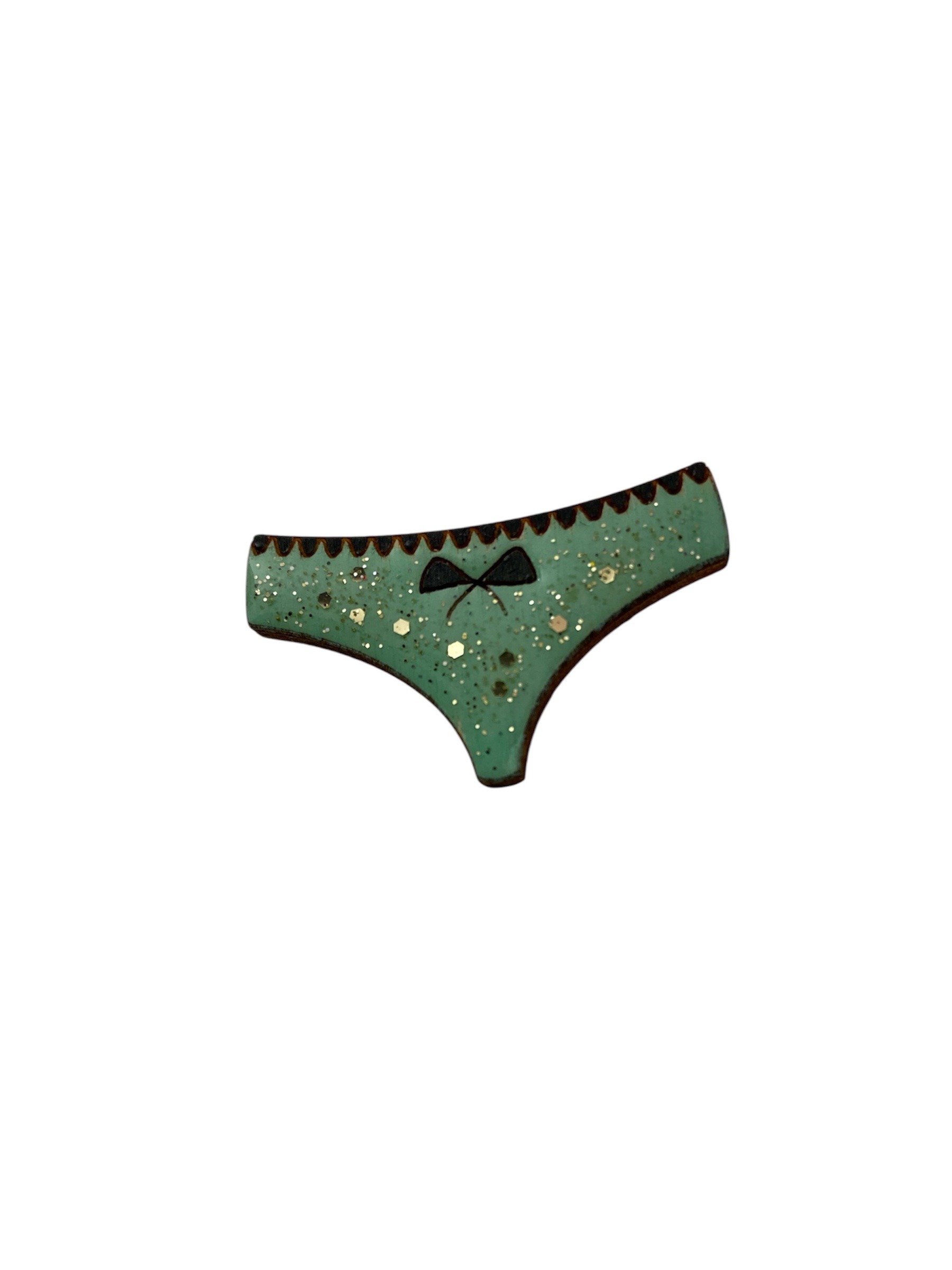Broche culotte verte – Image 4