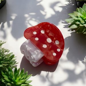 Pince à cheveux champignon