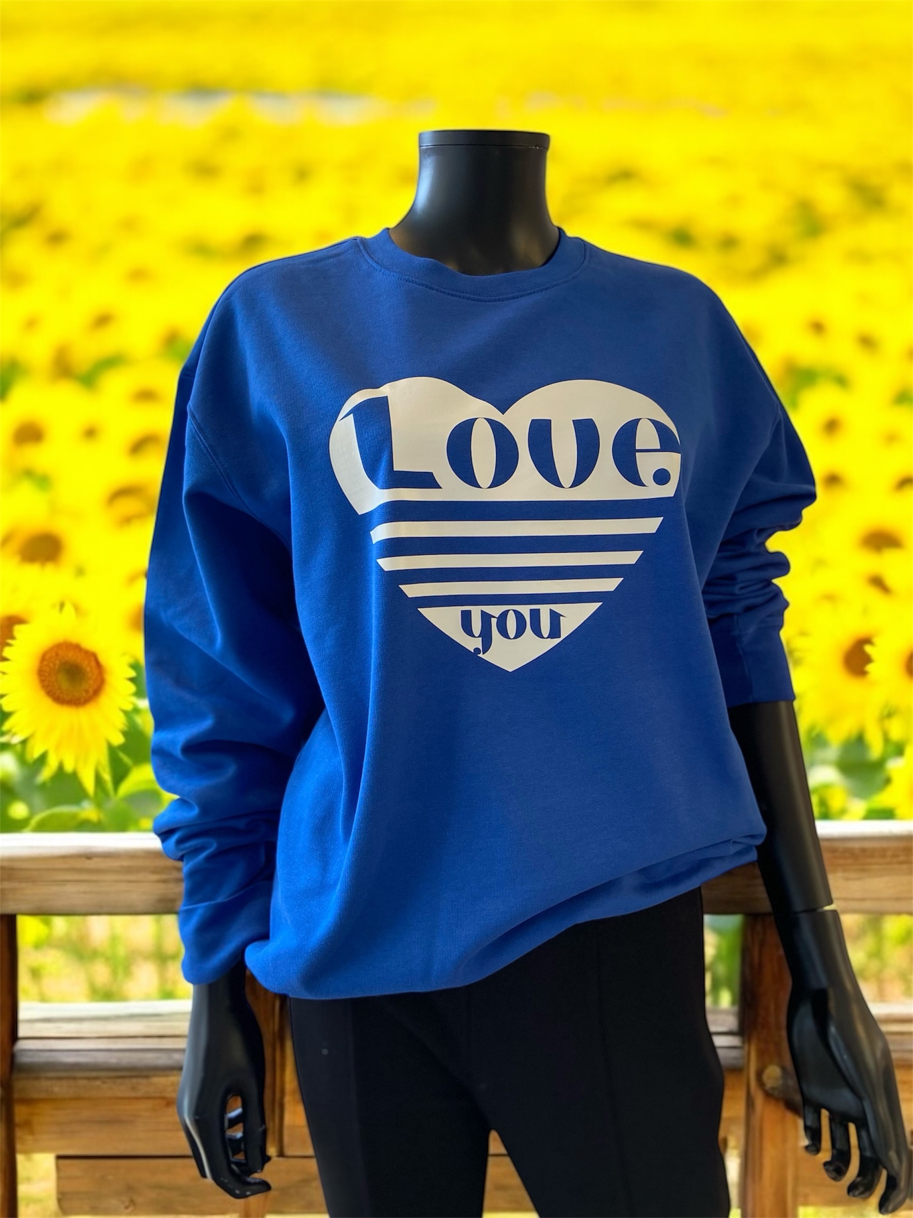 Sweat Love You bleu roi – Image 2