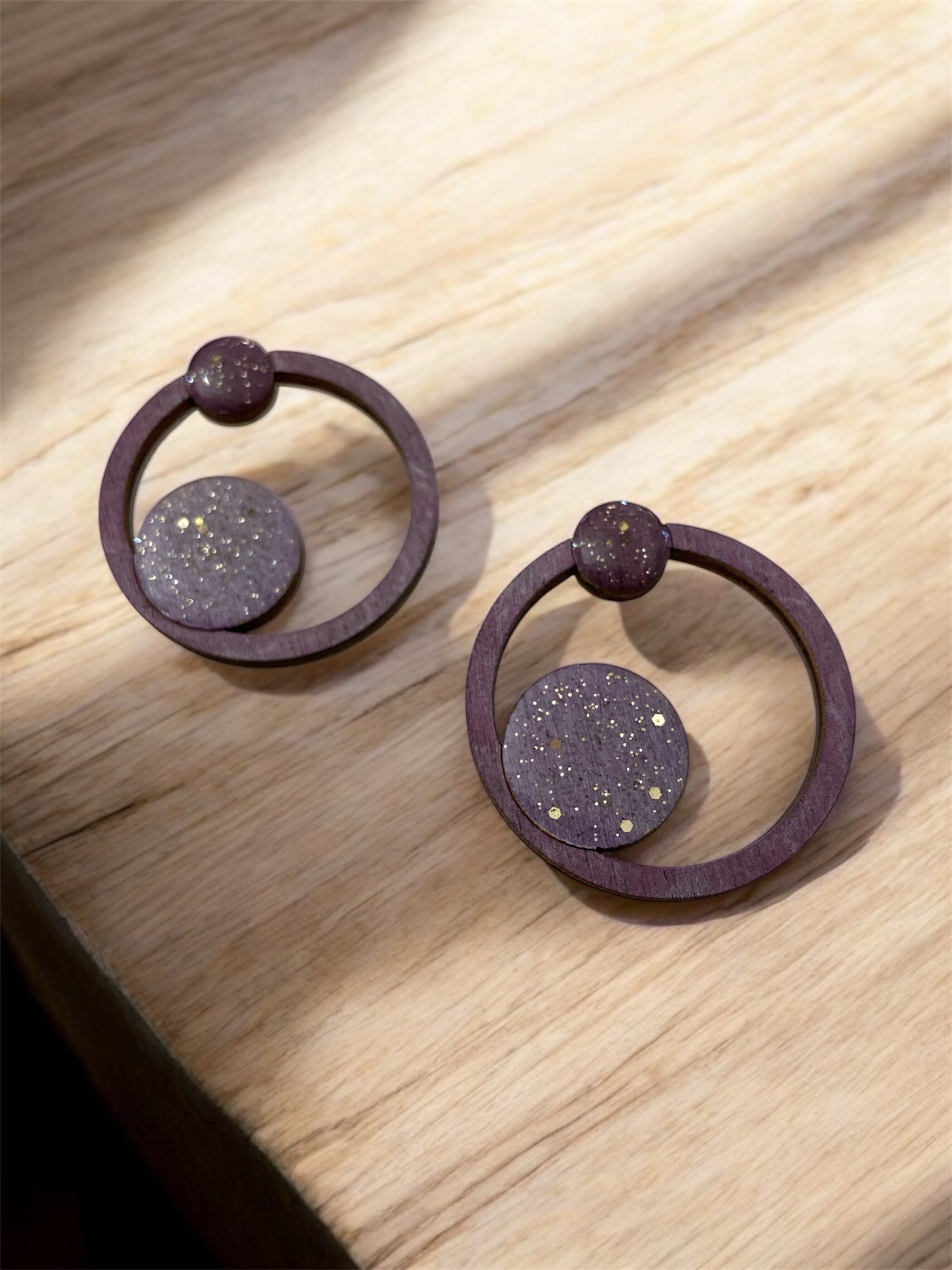 Boucles d’oreilles géométriques