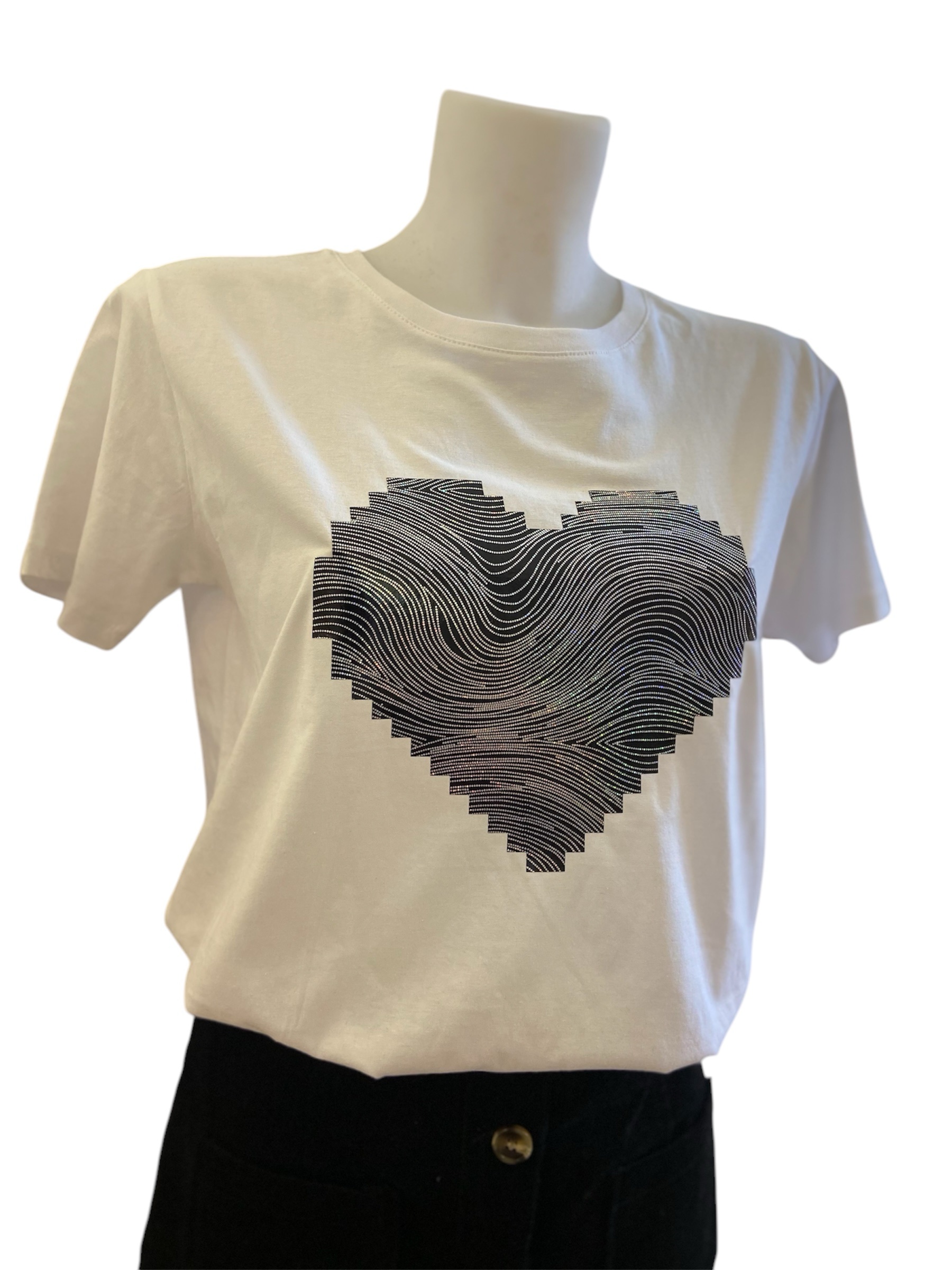 T-shirt cœur graphique – Image 5