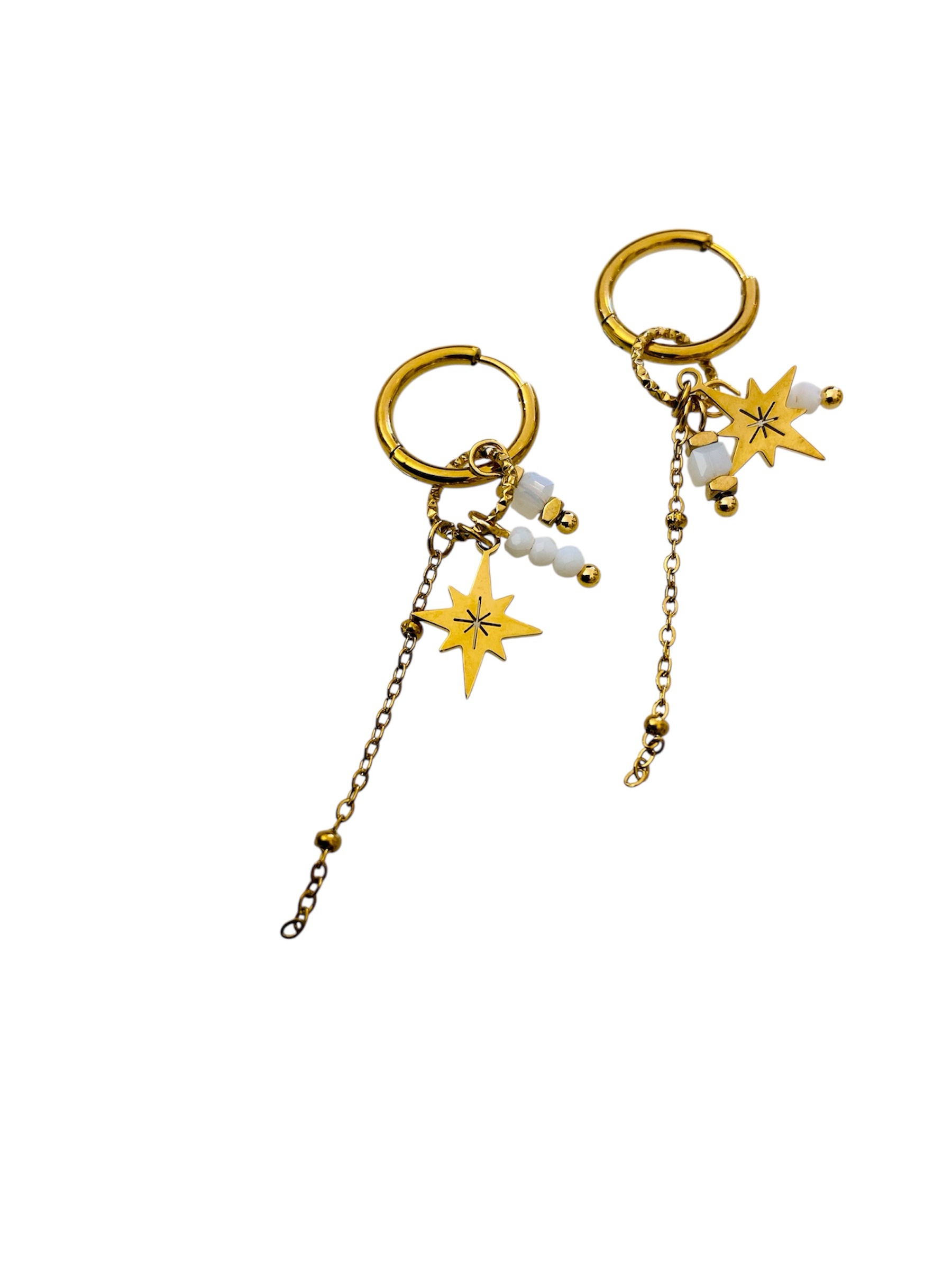 Boucles pendantes noires – Image 4