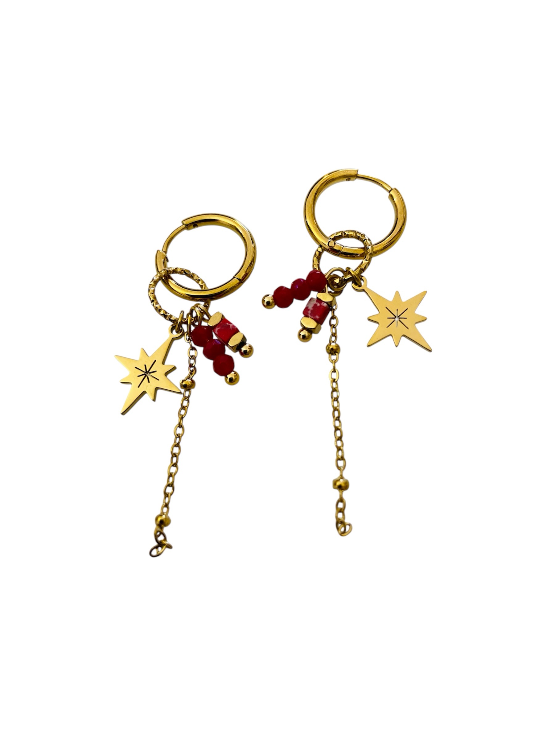 Boucles pendantes noires – Image 5