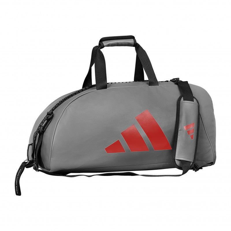 Sac de sport Adidas 2 en 1 Classic - Gris/Rouge – Image 2