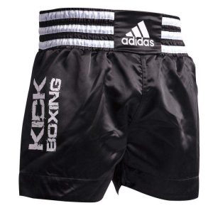 Short de Boxe Kickboxing Adidas SKB02 - Noir/Blanc