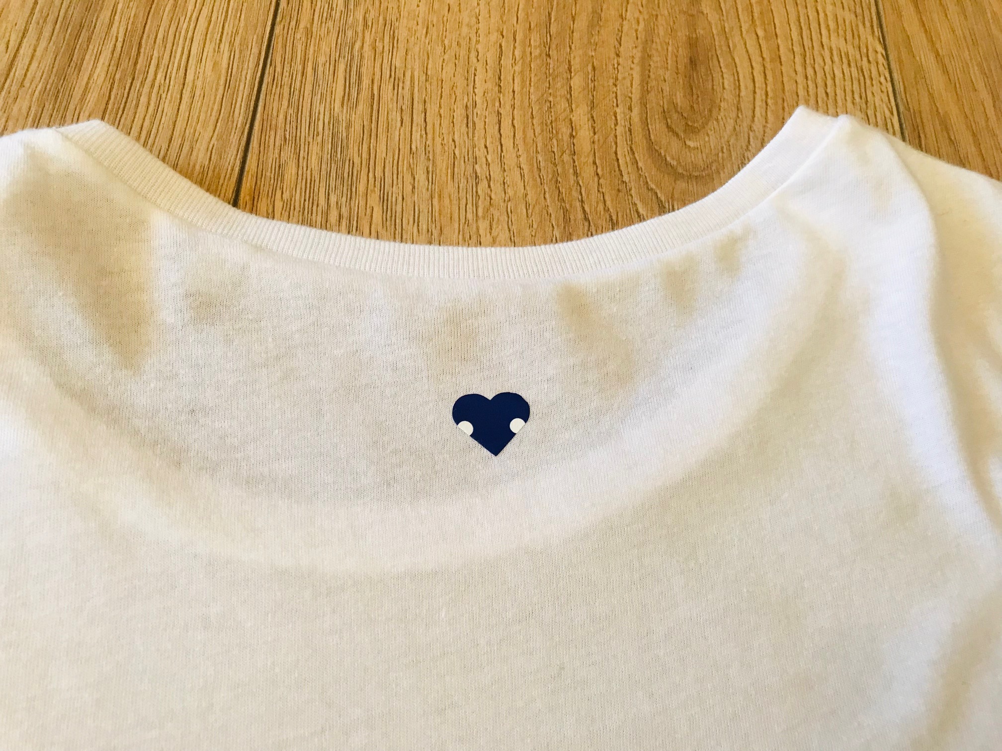 T-shirt Blanc « Ma Chérie » à Pois – Image 5