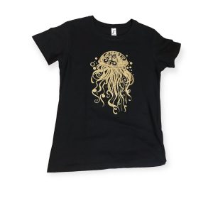 T-shirt Méduse dorée