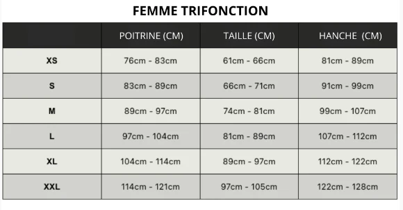 Trifonction Collective TC performance femme rose noir – Image 4