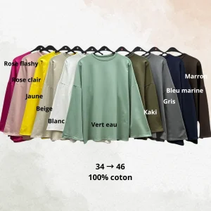 Tee shirt 100% coton