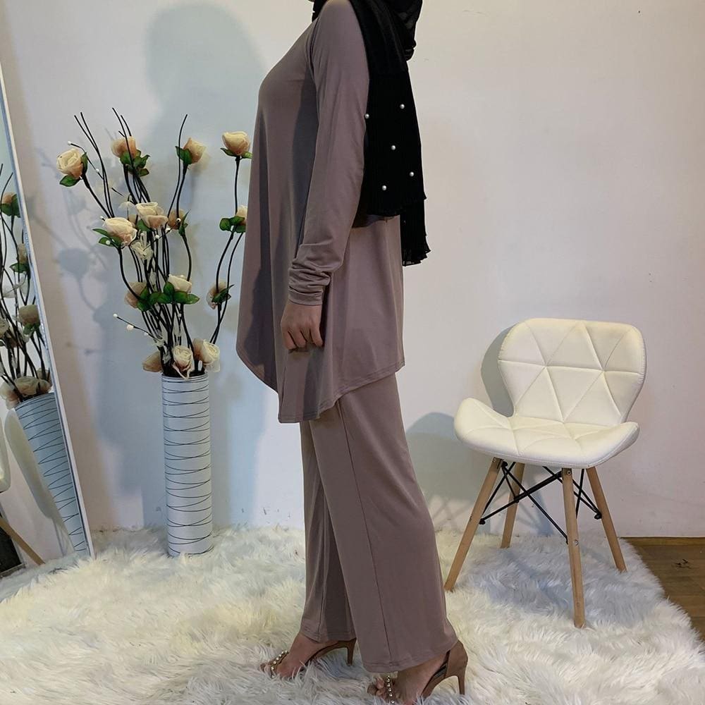 Tunique Musulmane Marron – Image 4