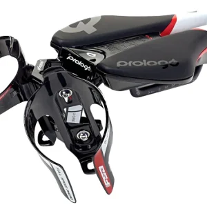 PROLOGO Support de selle Porte-Bidon Prologo U-Cage Triathlon Noir Blanc