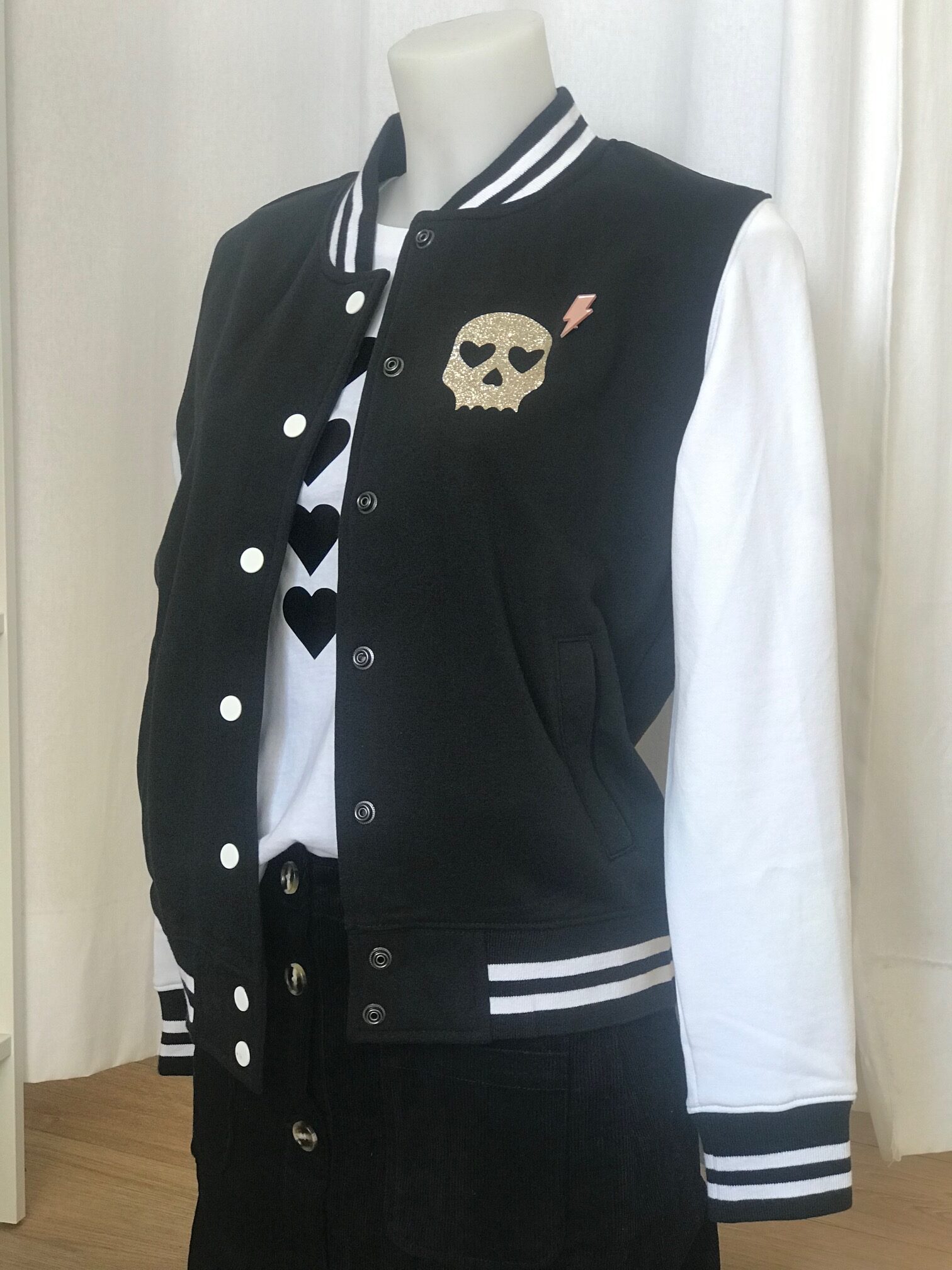 Veste teddy tête de mort