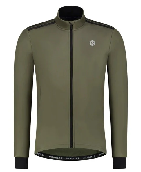 Veste cycliste homme kaki noir – Image 2